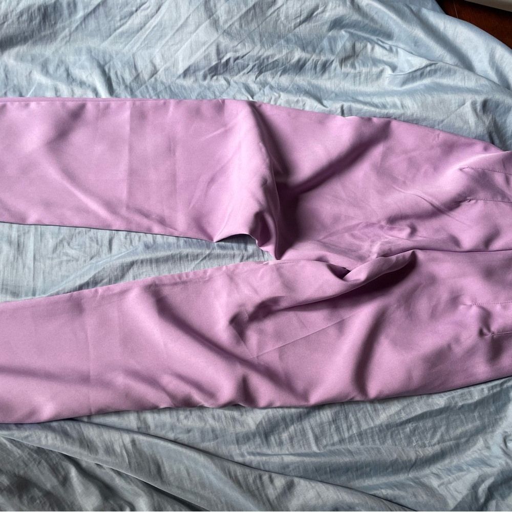 Lavender Satin Pants /size S /